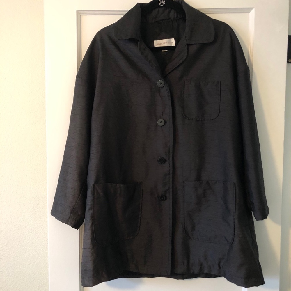Vintage Jones New York Oversized Button Up Jacket